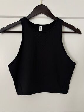 🔴 Athleta Black Crop Tank Top